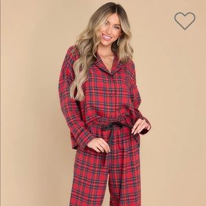 Holiday Plaid Pajamas Matching set